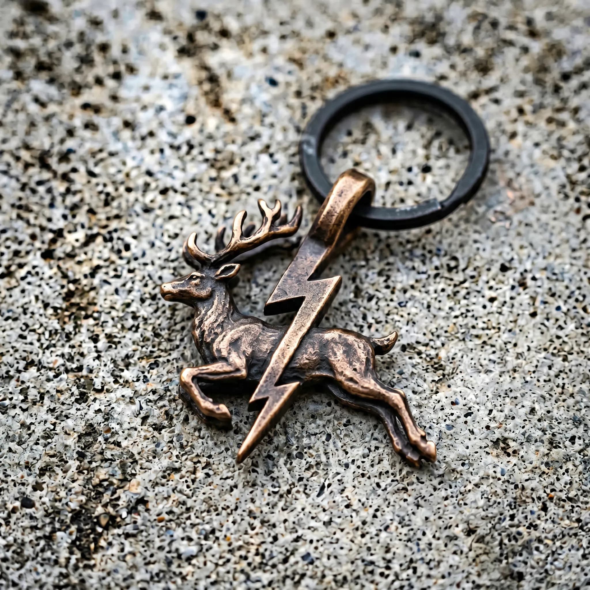 Брелок «Олень бронза»
