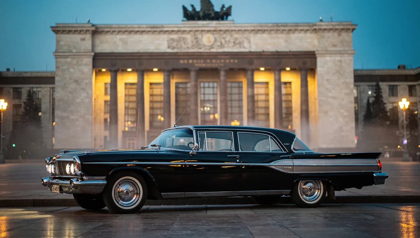 ГАЗ-13 Чайка — постерный рендер