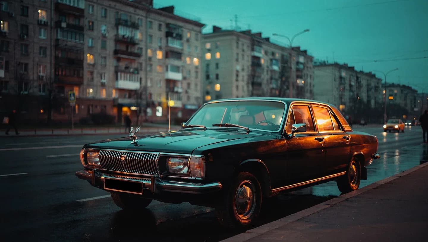 ГАЗ-24 Волга — постерный рендер